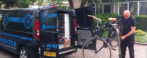 Mobiele fietsenmaker, mobiele fietsreparatie service